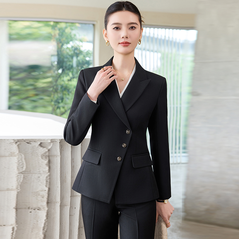 高品質生地フォーマルパンツスーツ秋冬女性用ビジネスワークウェ - Formal Winter Wear Women Jacket のレビューと価格
