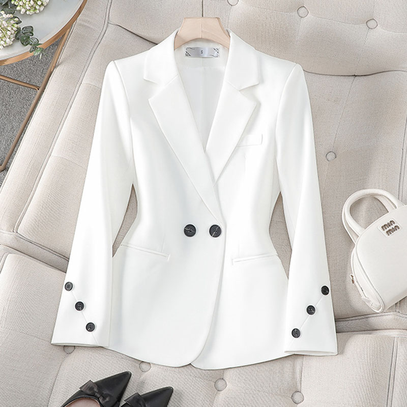 2025年春新作 秋冬 ホワイト ブラック ブレザー レディ - Formal Winter Wear Women Jacket のレビューと価格