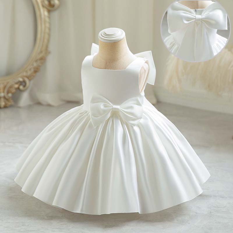小さな女の子のための大きな弓のパーティードレス,プリンセスの - Women'S Formal Wear For Girls のレビューと価格